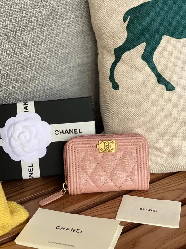 Chanel Quilted Zip Wallet image 1