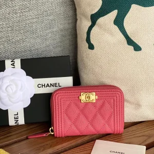 Chanel Quilted Zip Wallet image 1
