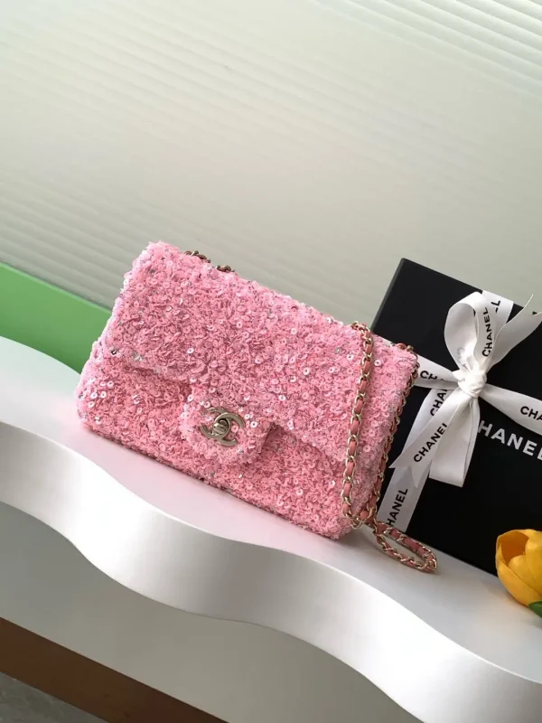 Chanel Sequin Flap Crossbody Bag image 1