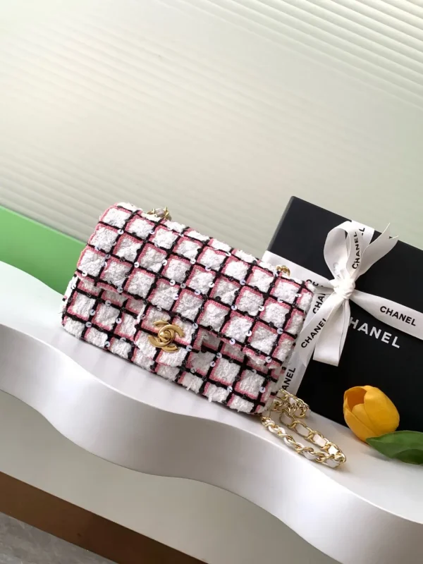 Chanel Checkered Mini Crossbody Bag image 1