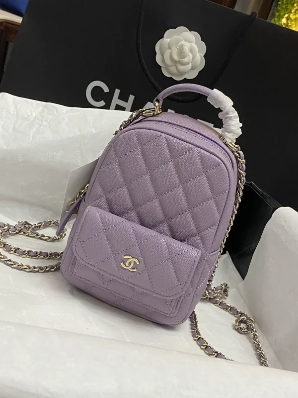 Chanel Mini Quilted Caviar Backpack image 1
