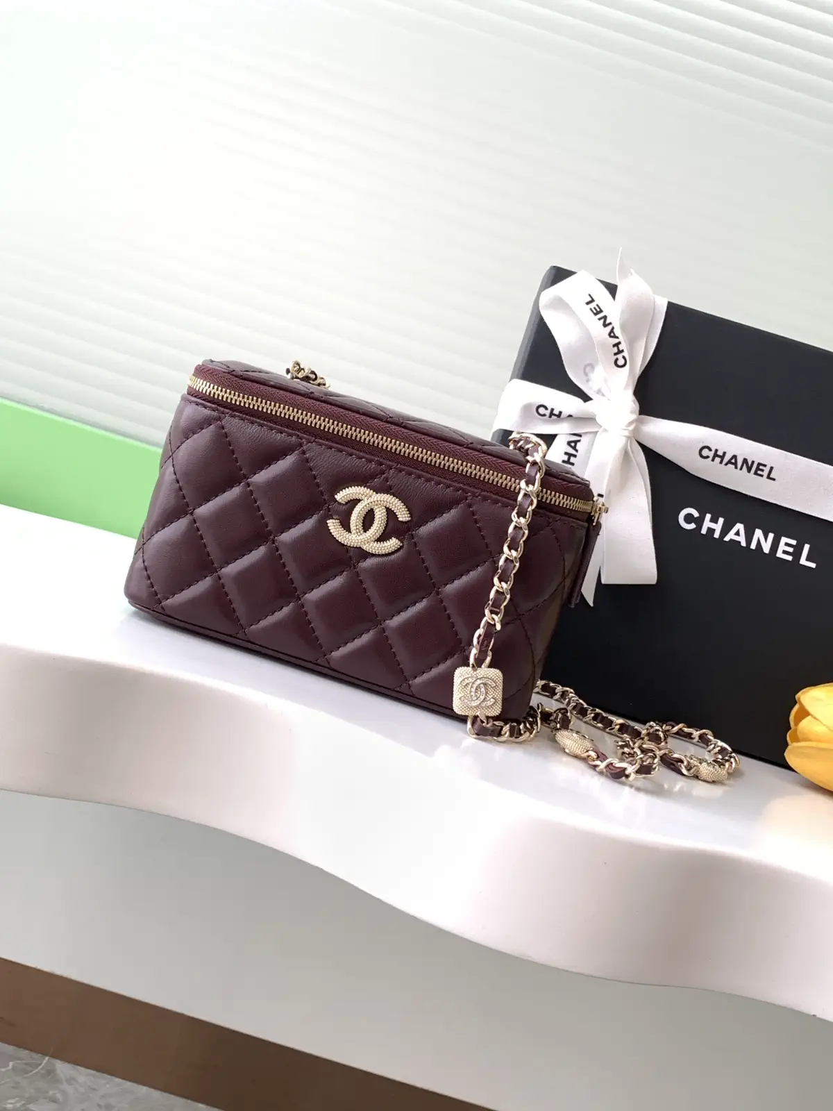 Chanel Quilted Chain Box Bag image 1