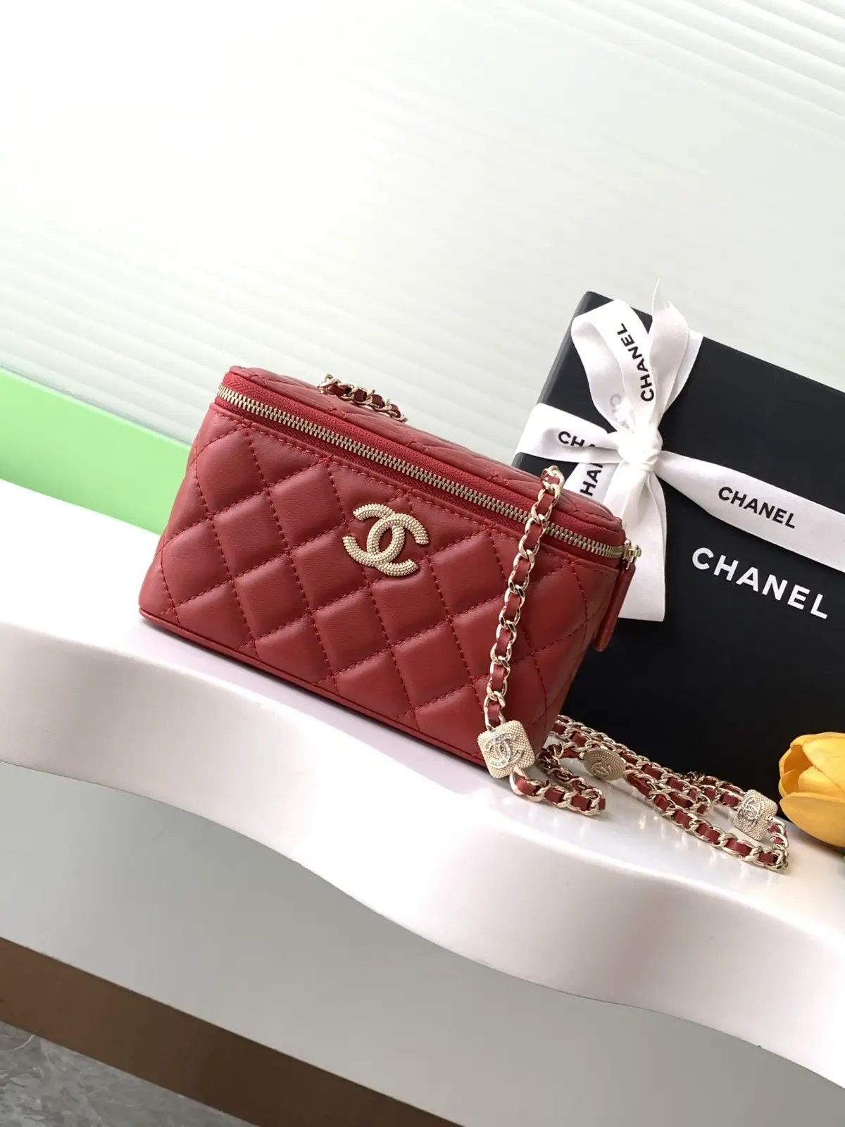 Chanel Quilted Chain Box Bag image 1