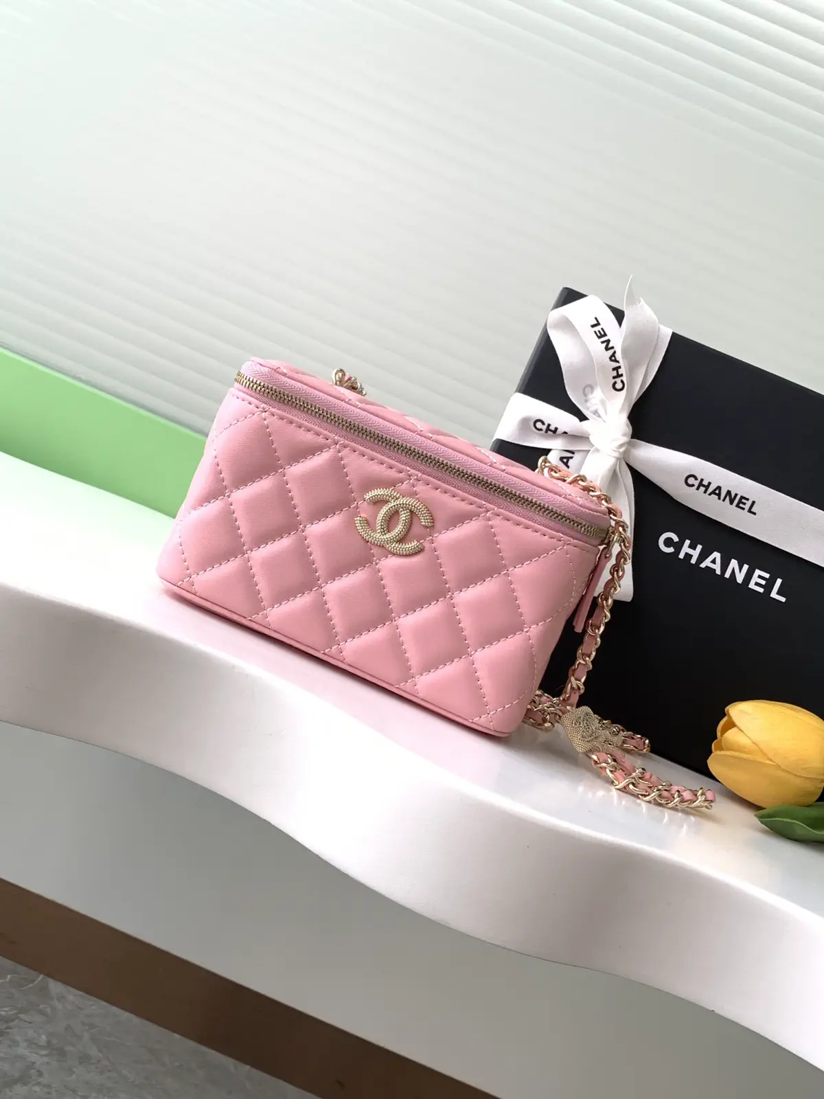 Chanel Quilted Chain Box Bag image 1