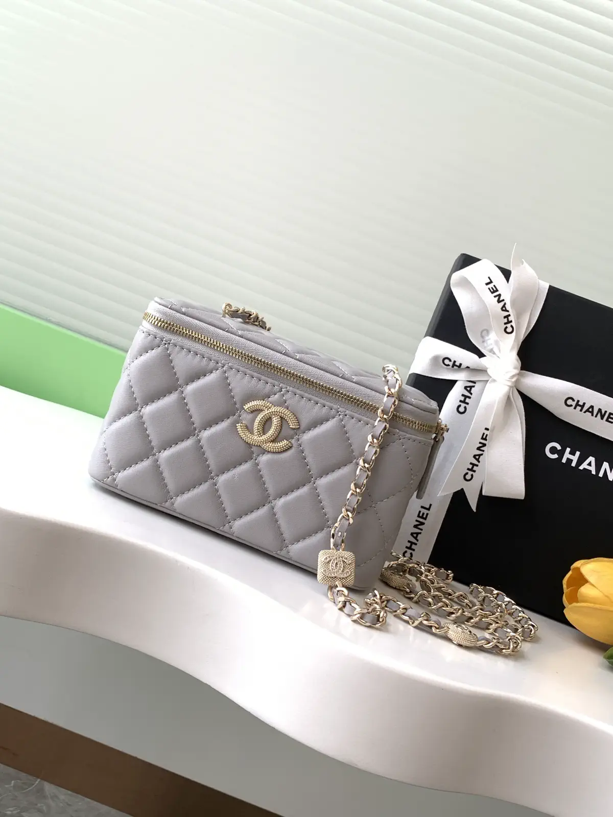 Chanel Quilted Chain Box Bag image 1