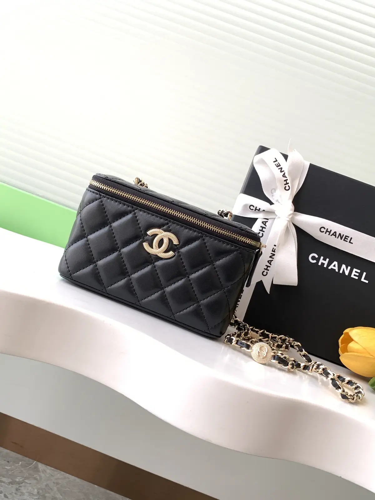 Chanel Quilted Chain Box Bag image 1