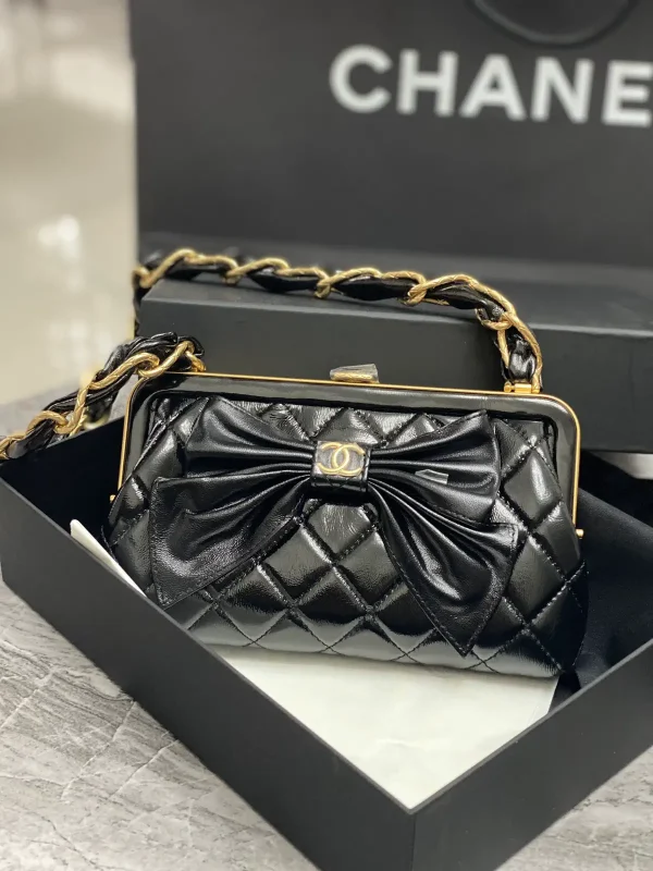 Chanel Quilted Bow Shoulder Bag image 1