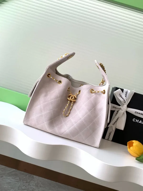 Chanel Quilted Chain Hobo Shoulder Bag image 1