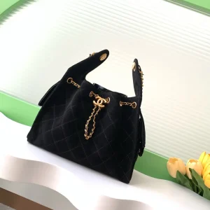 Chanel Quilted Hobo Shoulder Bag image 1