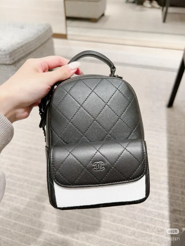 Chanel Quilted Mini Backpack image 1