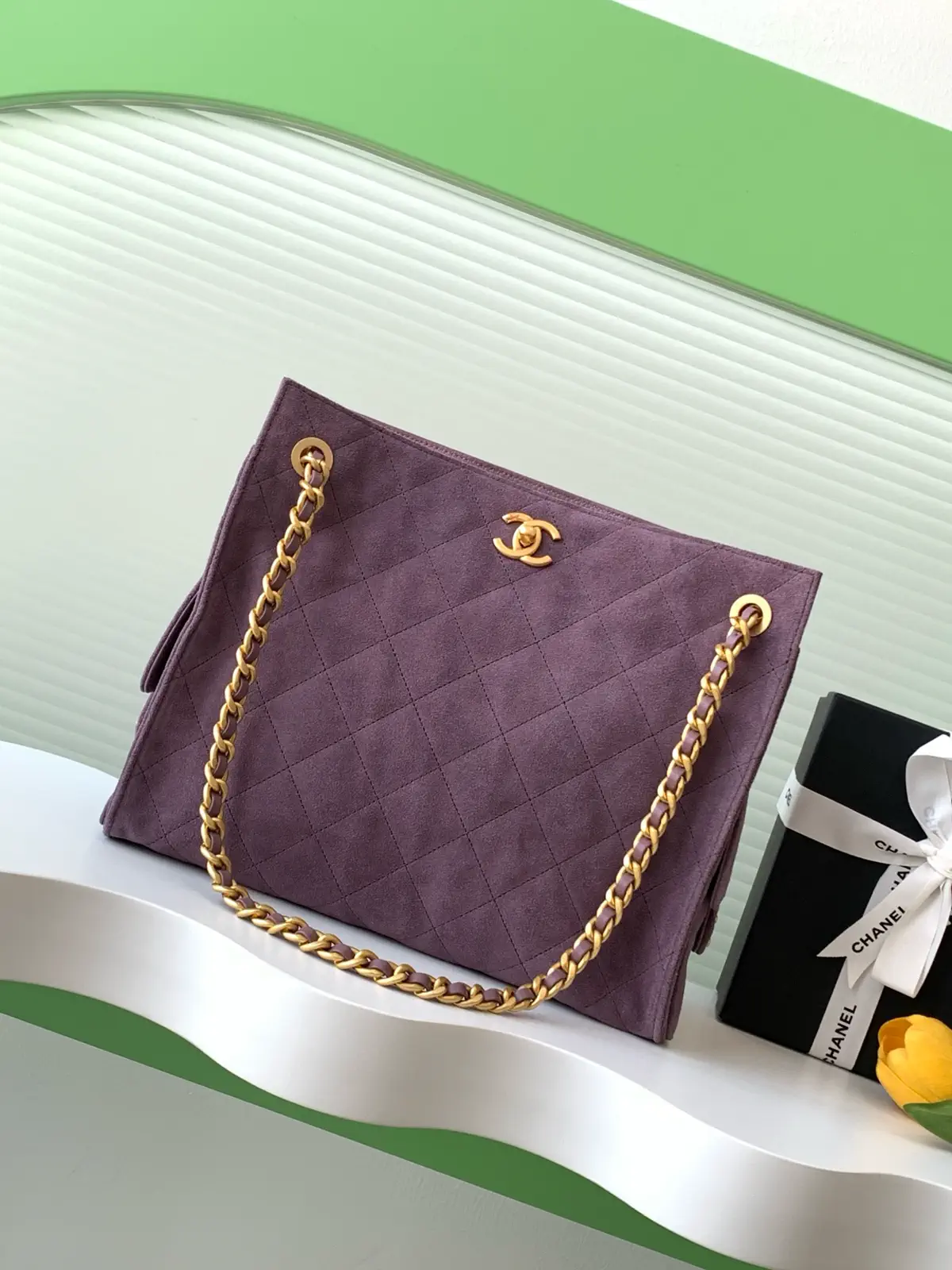 Chanel Quilted Hobo Shoulder Bag image 1