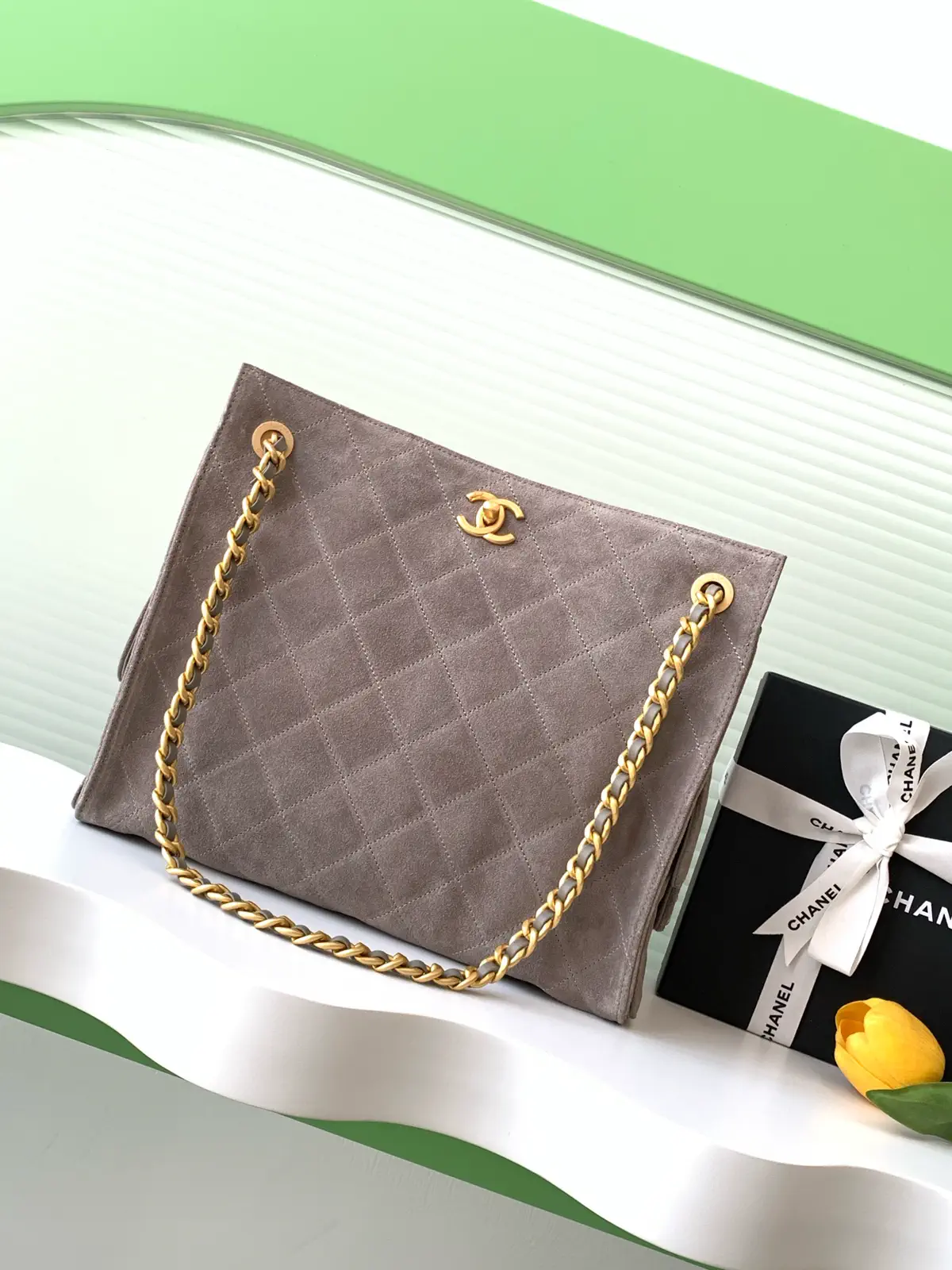 Chanel Quilted Hobo Shoulder Bag image 1