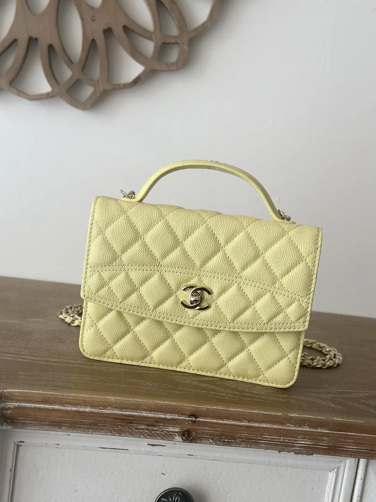 Chanel Quilted Convertible Top Handle Bag image 1