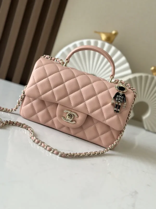Chanel Quilted Top Handle Bag image 1