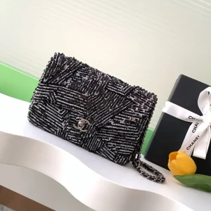Chanel Sequin Flap Chain Shoulder Bag image 1