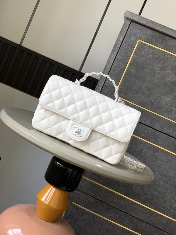 Chanel Quilted Top Handle Flap Bag image 1