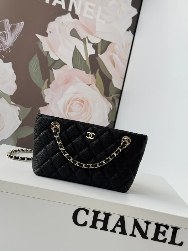 Chanel Quilted Mini Tote Bag image 1