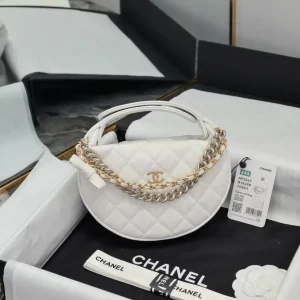 Chanel Quilted Top Handle Clutch Bag image 1