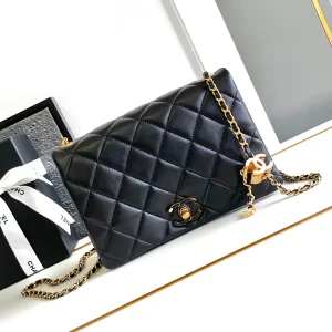 Chanel Quilted Lambskin Flap Chain Shoulder Bag image 1