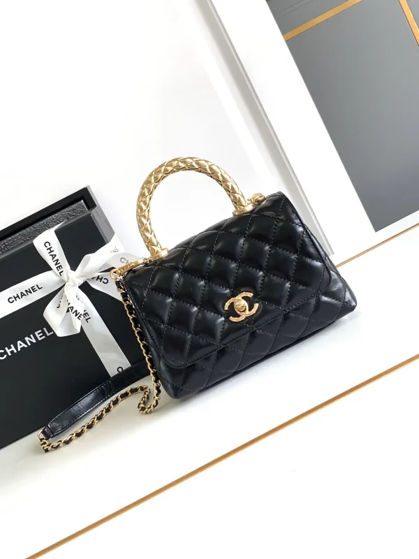 Chanel Quilted Top Handle Bag image 1