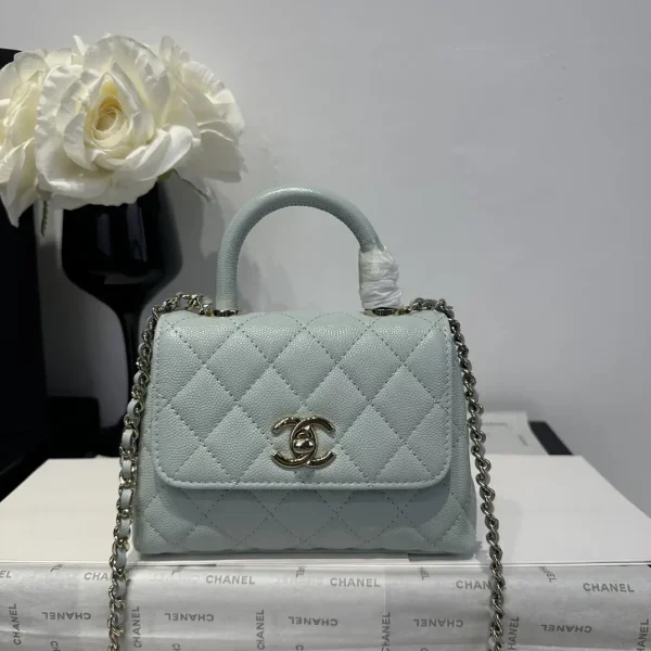 Chanel Quilted Nano Top Handle Bag image 1