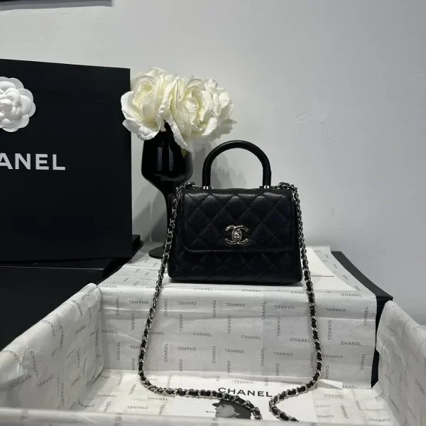 Chanel Quilted Nano Top Handle Bag image 1