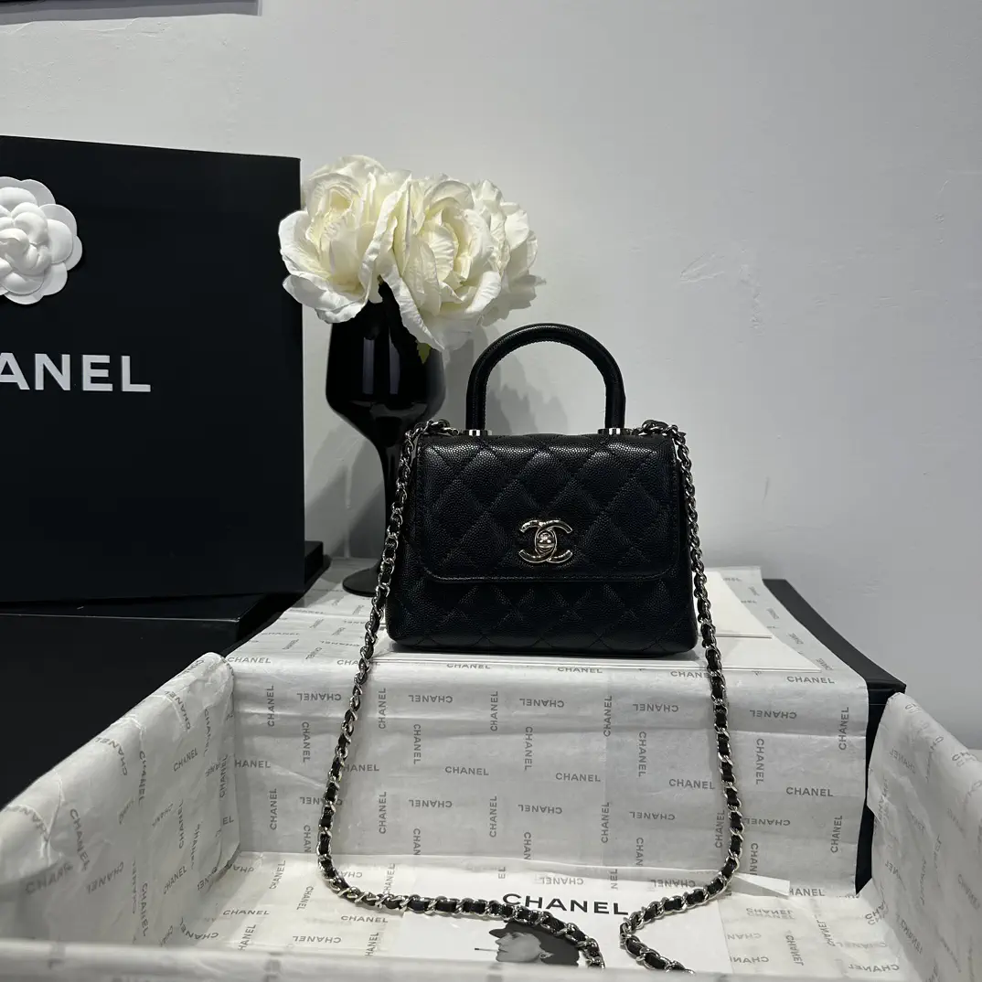 Chanel Quilted Nano Top Handle Bag image 1