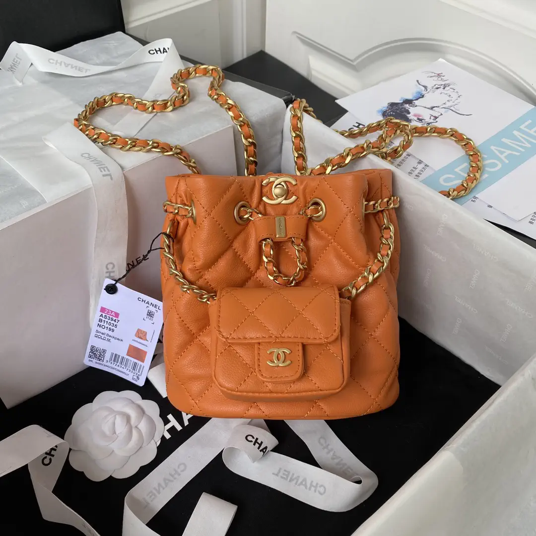 Chanel Quilted Leather Backpack image 1