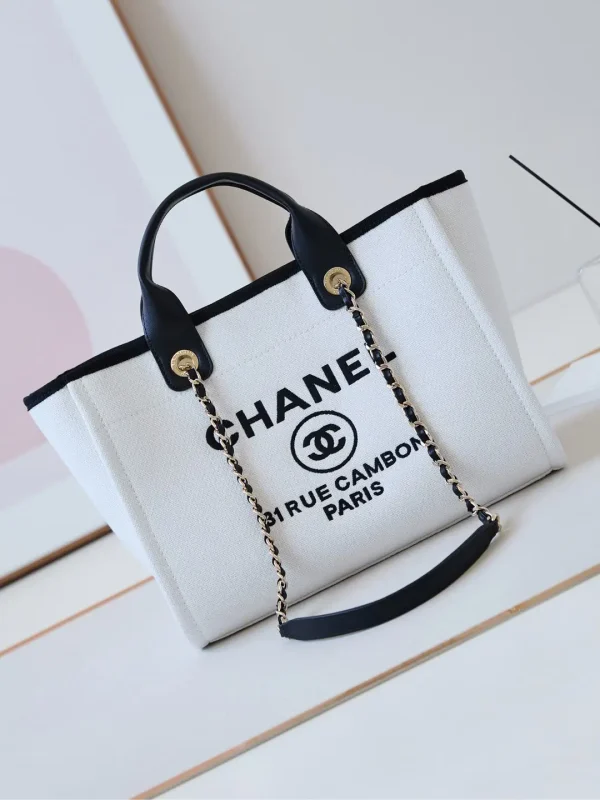 Chanel Canvas Tote Bag image 1