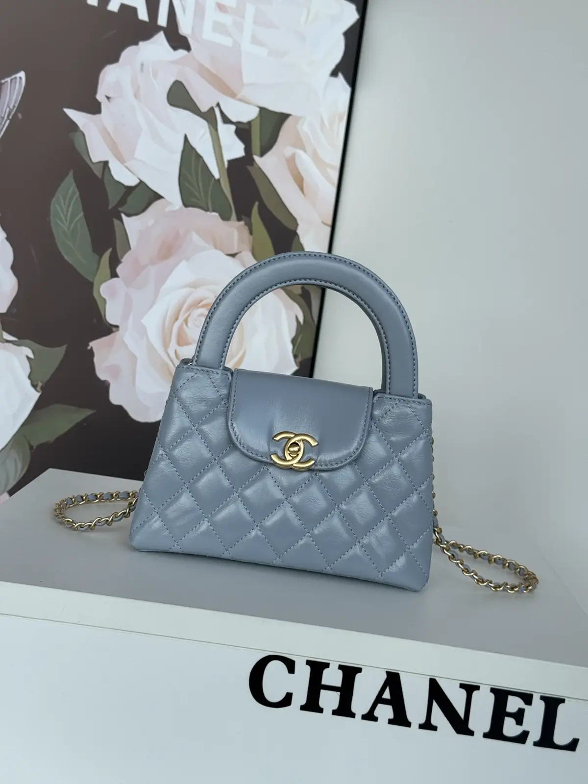 Chanel Quilted Top Handle Bag image 1