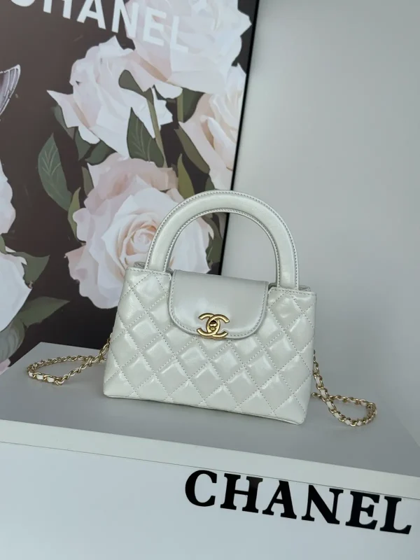 Chanel Quilted Top Handle Bag image 1