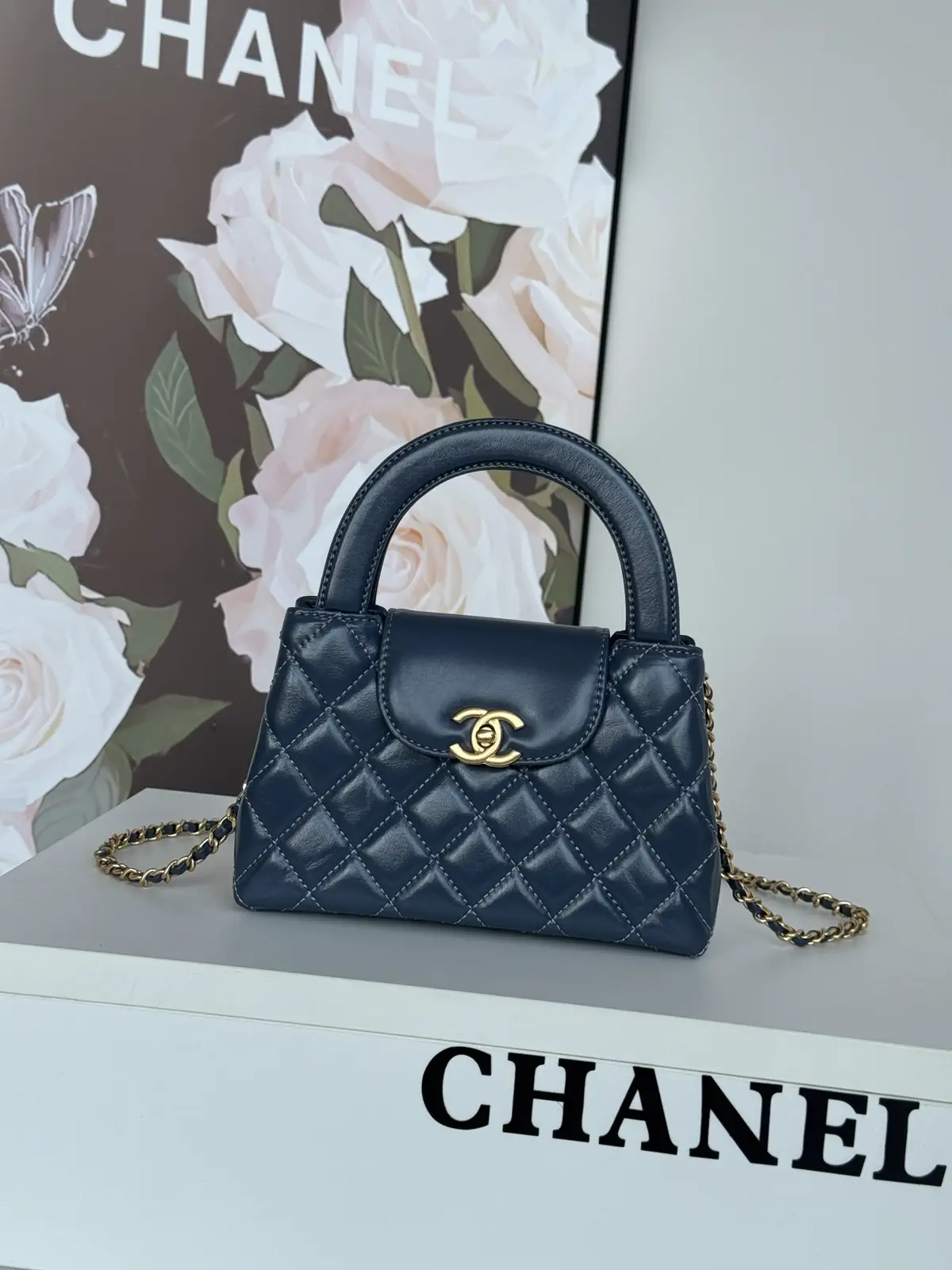 Chanel Quilted Top Handle Bag image 1