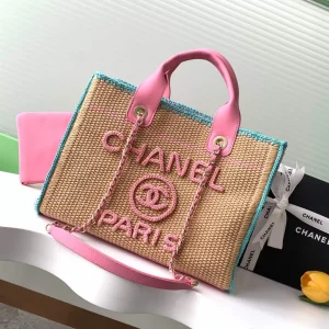 Chanel Woven Beach Tote Bag image 1
