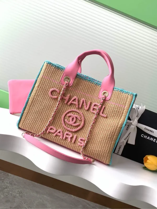 Chanel Woven Beach Tote Bag image 1