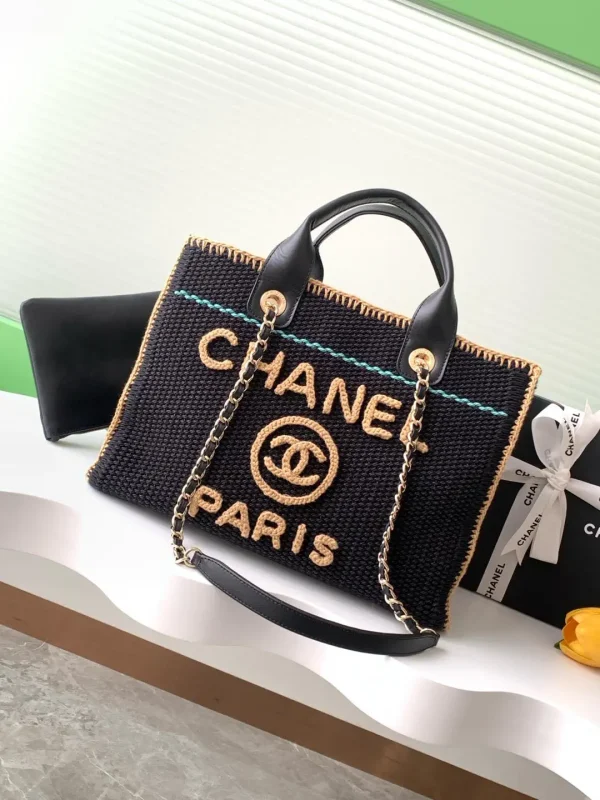 Chanel Woven Beach Tote Bag image 1